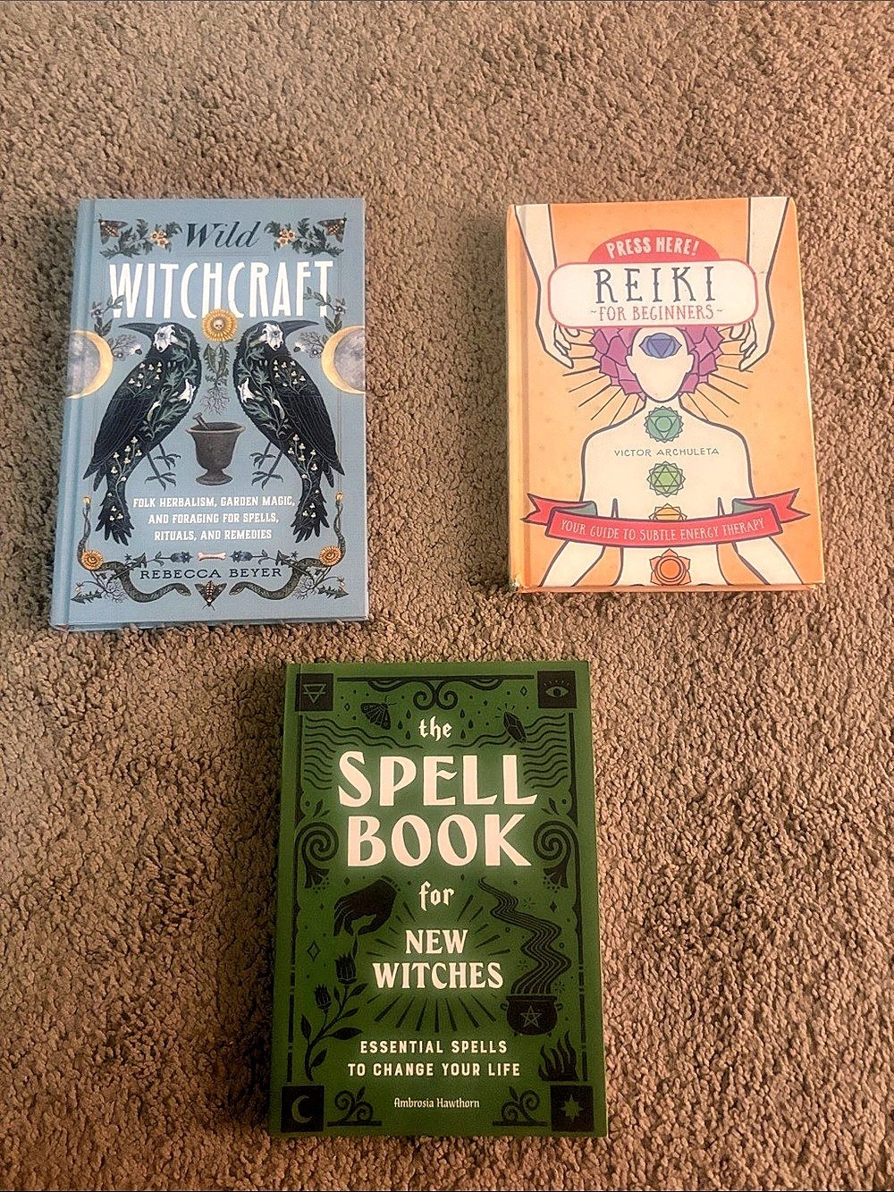 Wild Witchcraft / The Spell Book for New Witches / Reiki for Beginners / Spell